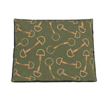 Copy of Copy of Olive Equestrian Bit Luxury Dog Bed - large