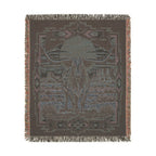 Real Cool Company Longhorn Heritage Woven Cotton Blanket