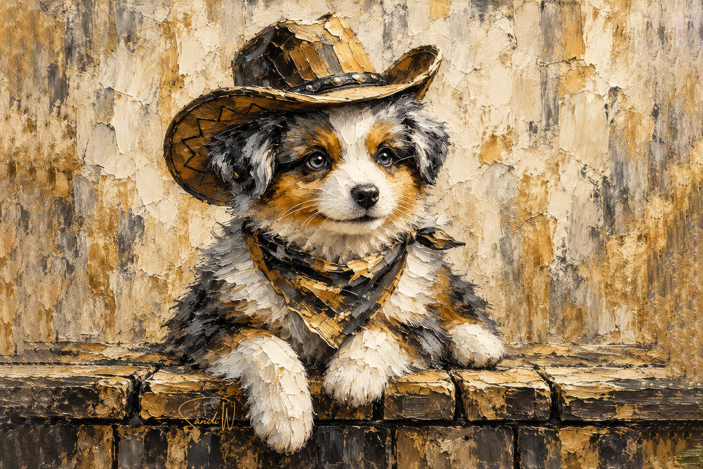 Cowboy Aussie Western Canvas Wall Art