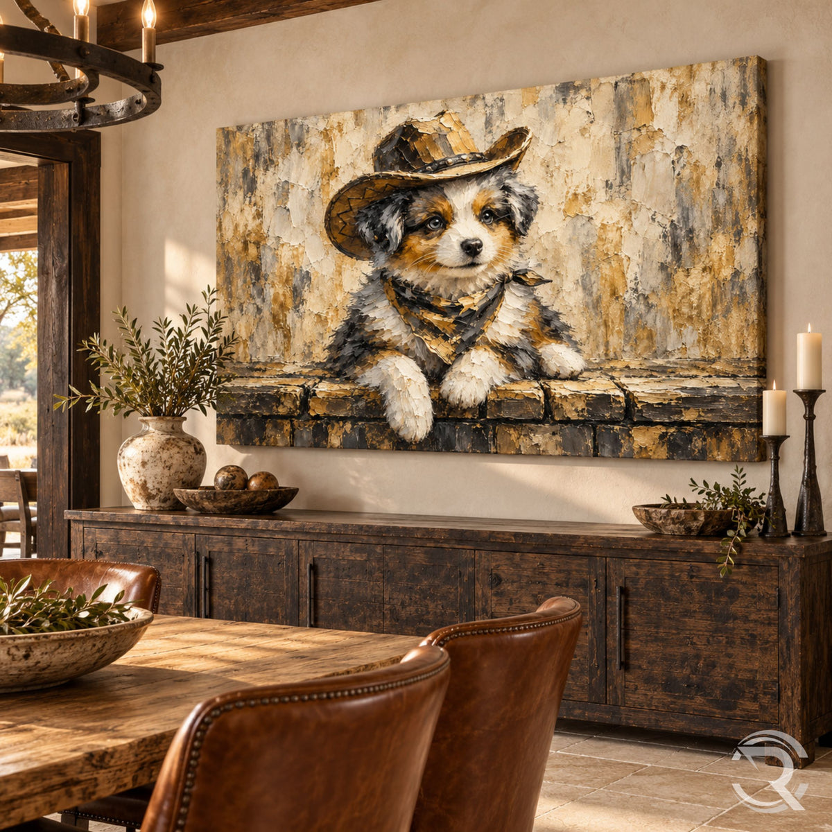 Cowboy Aussie Western Canvas Wall Art