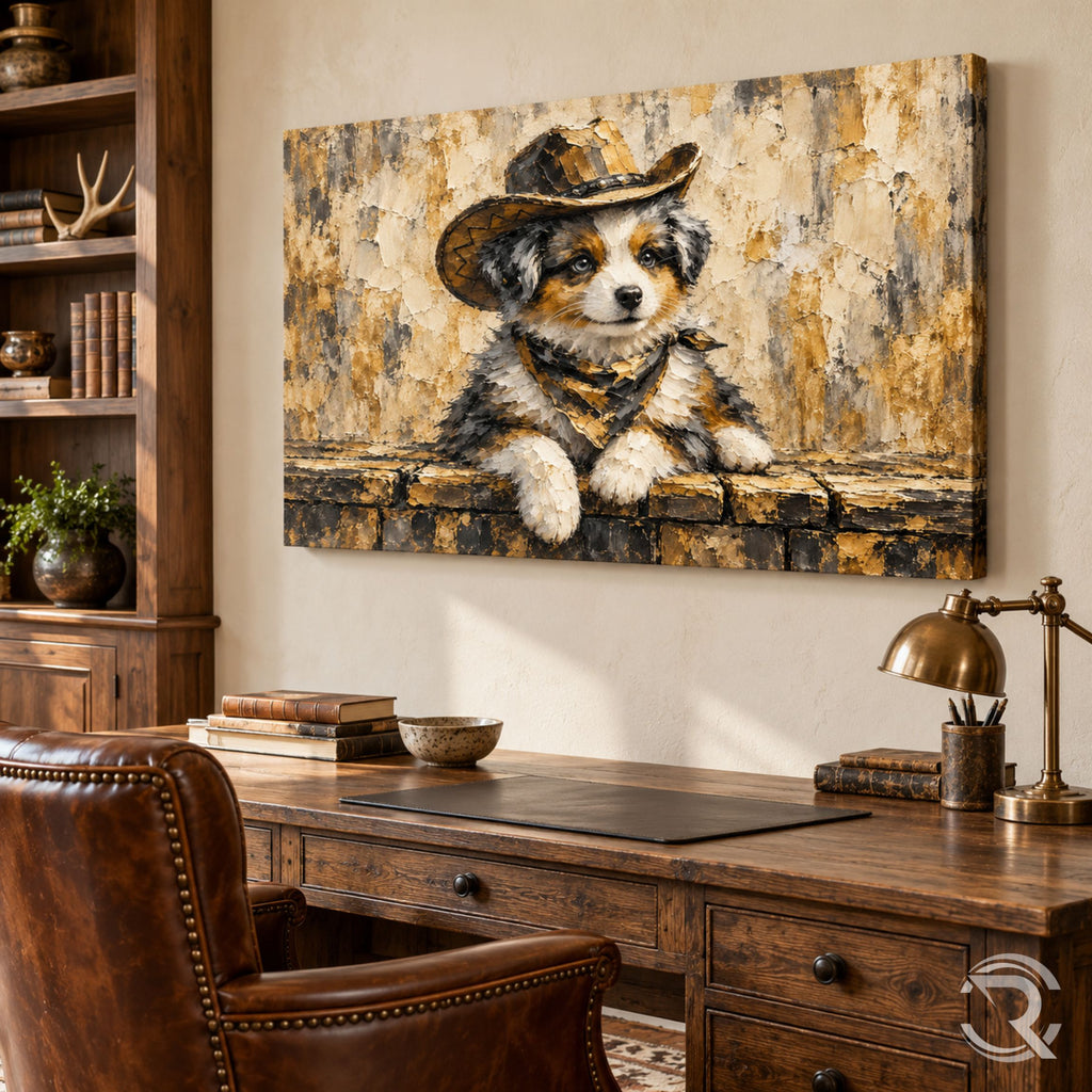 Cowboy Aussie Western Canvas Wall Art
