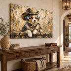 Cowboy Aussie Western Canvas Wall Art