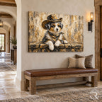 Cowboy Aussie Western Canvas Wall Art