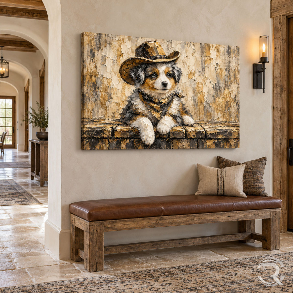 Cowboy Aussie Western Canvas Wall Art