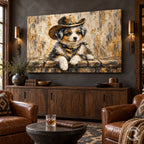 Cowboy Aussie Western Canvas Wall Art