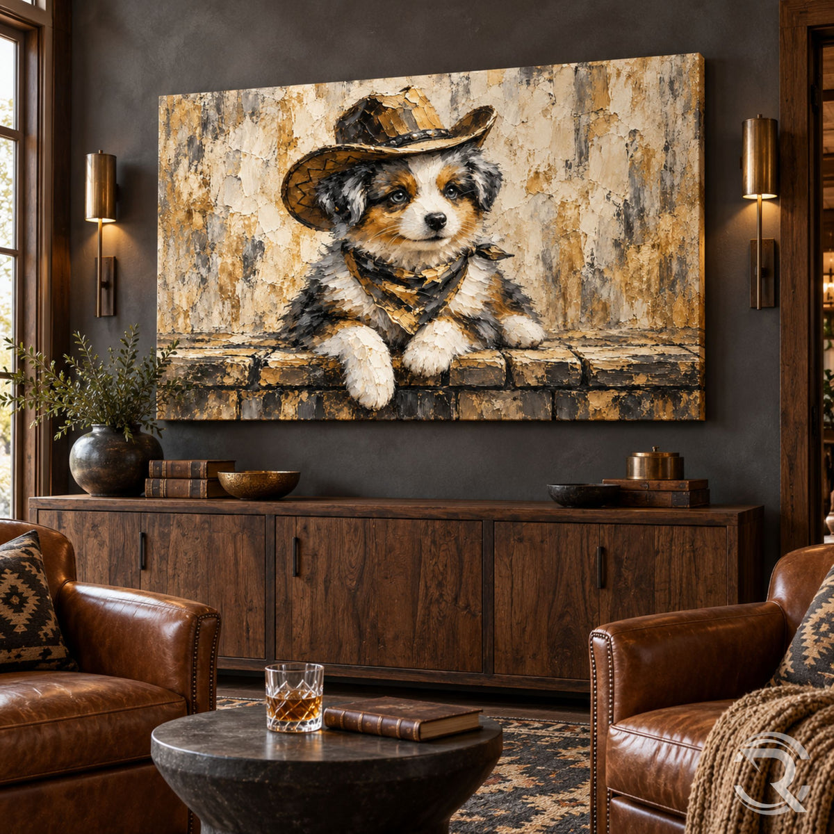 Cowboy Aussie Western Canvas Wall Art