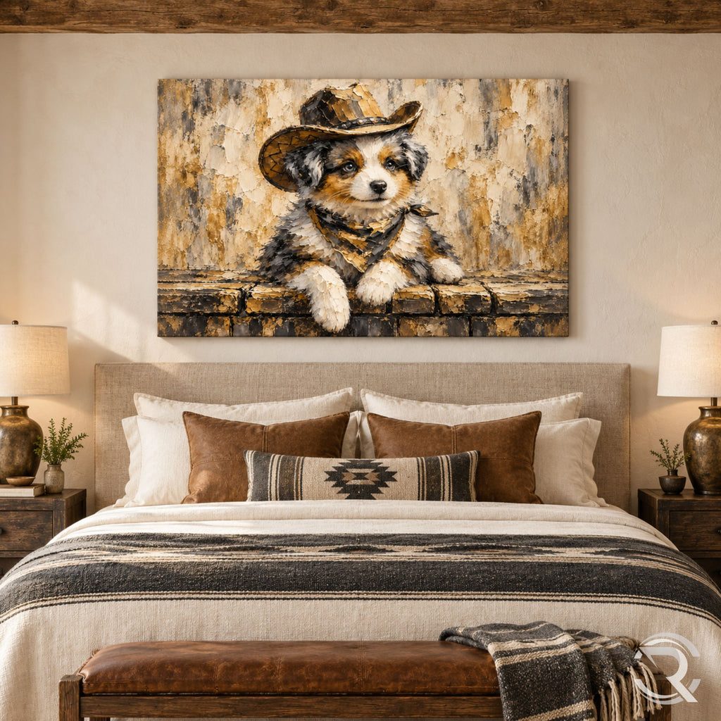 Cowboy Aussie Western Canvas Wall Art