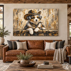 Cowboy Aussie Western Canvas Wall Art