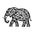 Elephant Custom Metal Art Sign