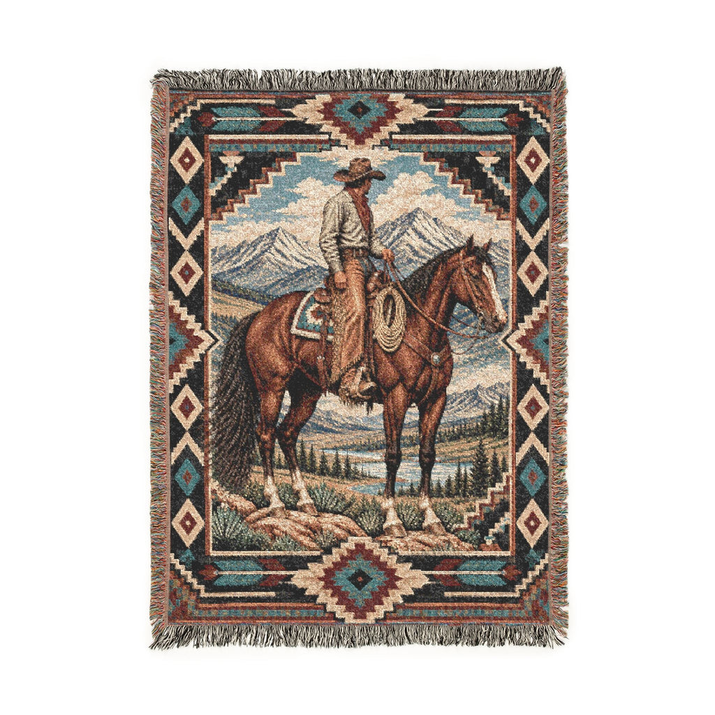 Real Cool Company Heritage Woven Cotton Blanket