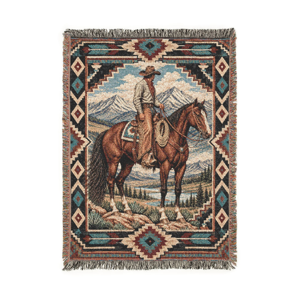 Real Cool Company Heritage Woven Cotton Blanket