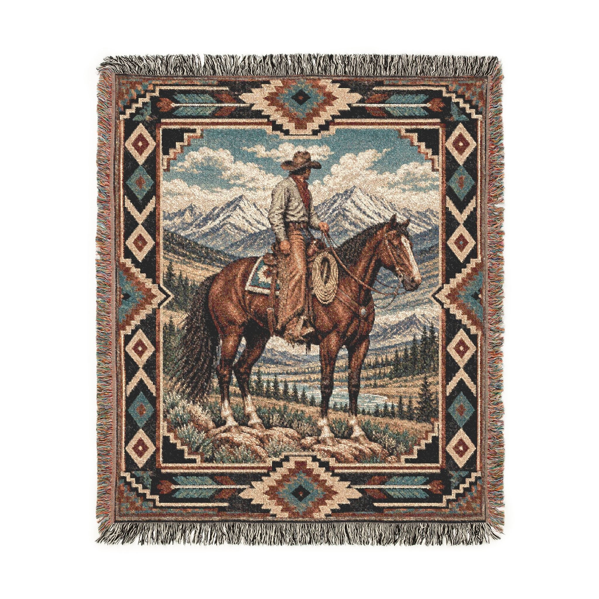 Real Cool Company Heritage Woven Cotton Blanket