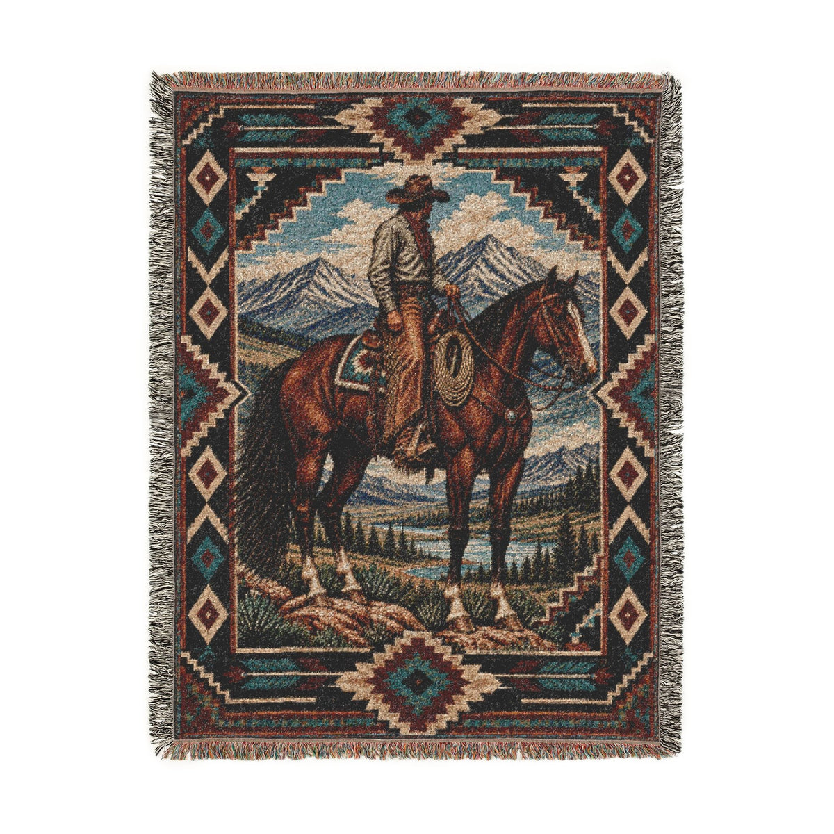 Real Cool Company Heritage Woven Cotton Blanket