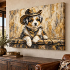 Cowboy Aussie Western Canvas Wall Art