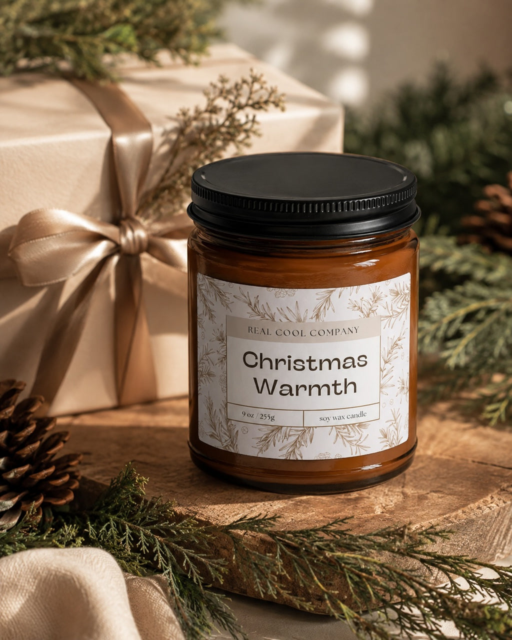 Christmas Warmth Soy Candle — 9 oz