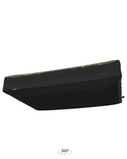 Olive Equestrian Bit Luxury Dog Bed - small