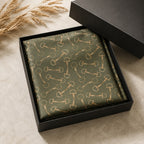 Olive Equestrian Bit Silk Wild Rag