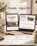 The Overwhelm Reset — 16-Page Printable Workbook
