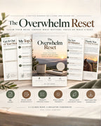 The Overwhelm Reset — 16-Page Printable Workbook