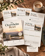 The Overwhelm Reset — 16-Page Printable Workbook