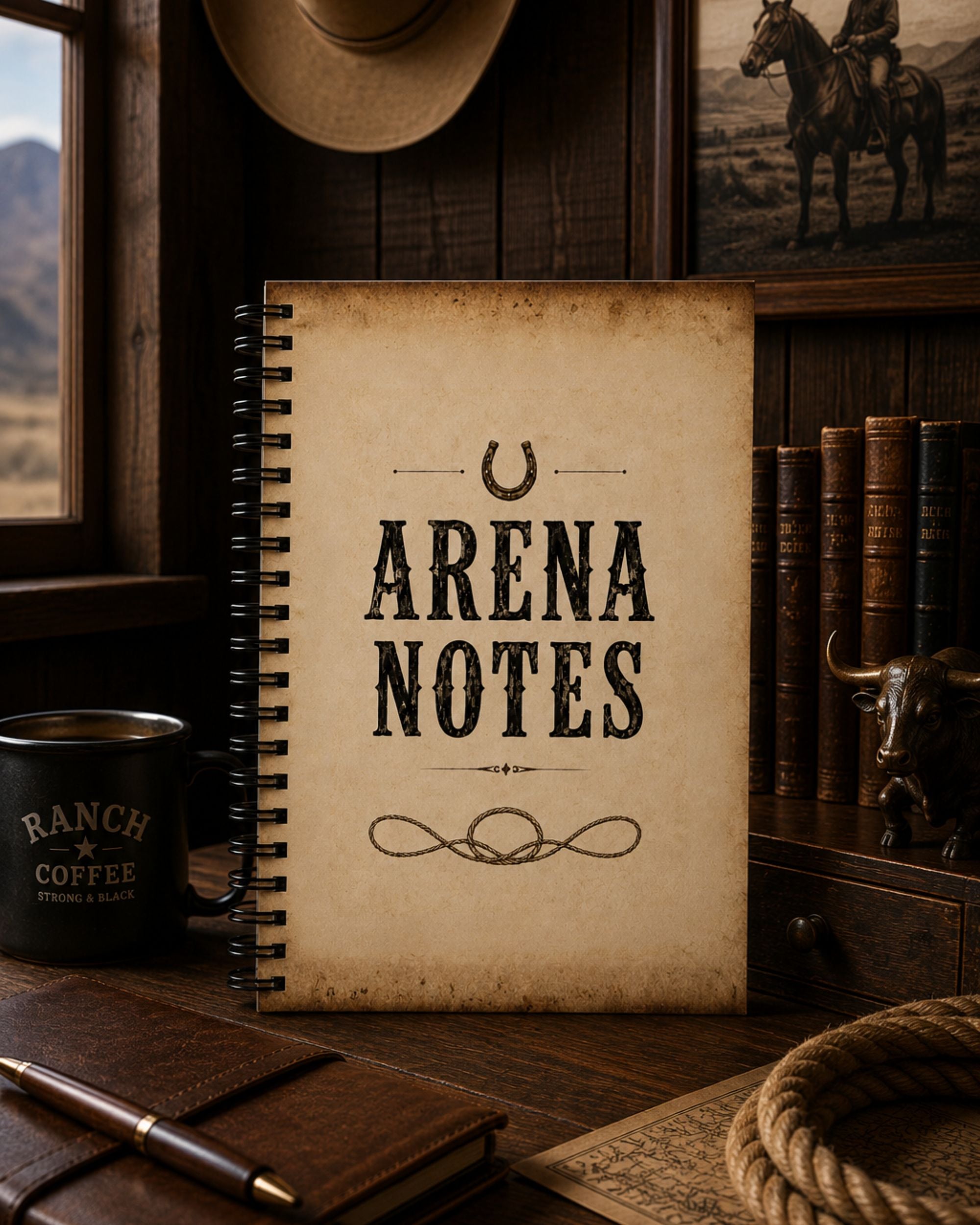 Arena Notes Western Notebook