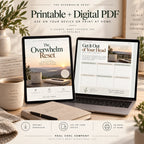 The Overwhelm Reset — 16-Page Printable Workbook