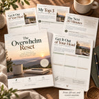 The Overwhelm Reset — 16-Page Printable Workbook