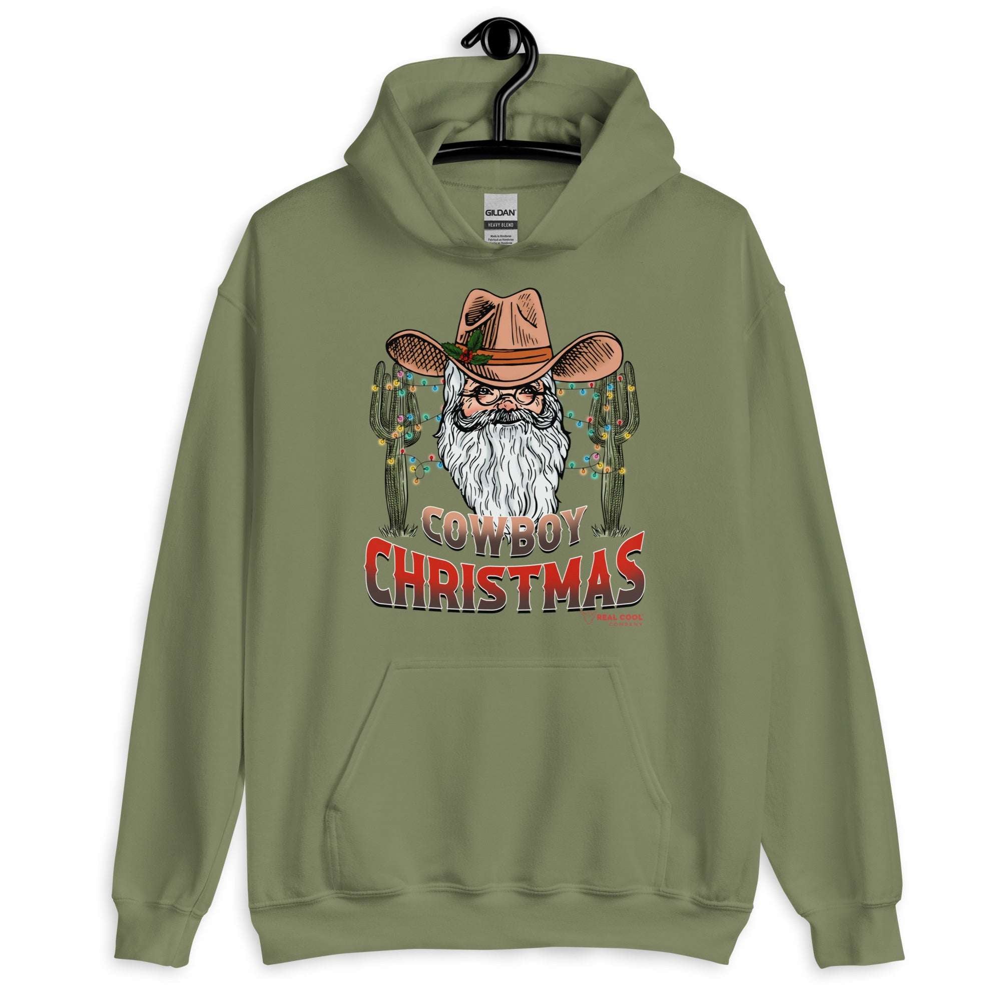 Cowboy Christmas Soft Style Hoodie - RealCoolCompany