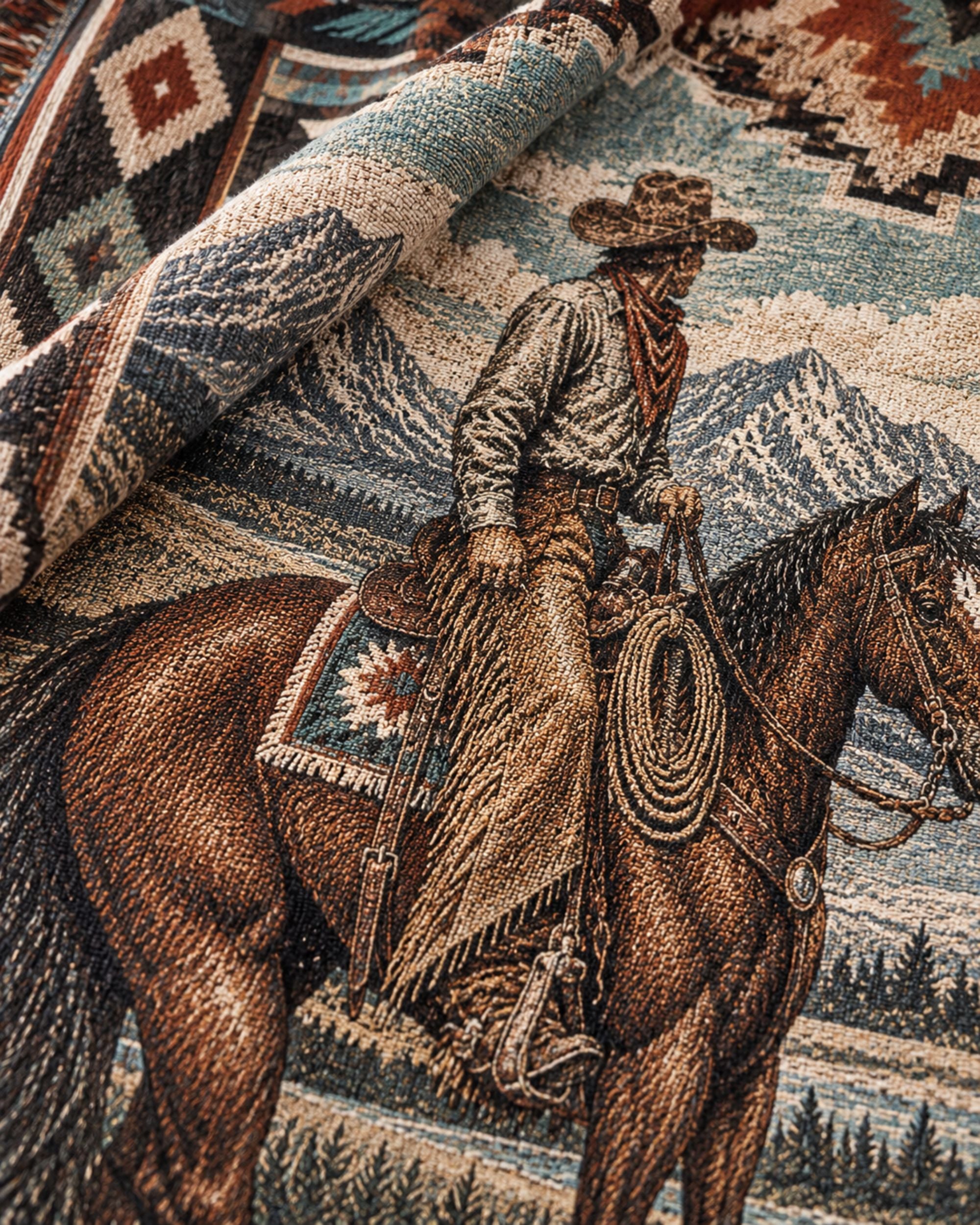 Real Cool Company Heritage Woven Cotton Blanket