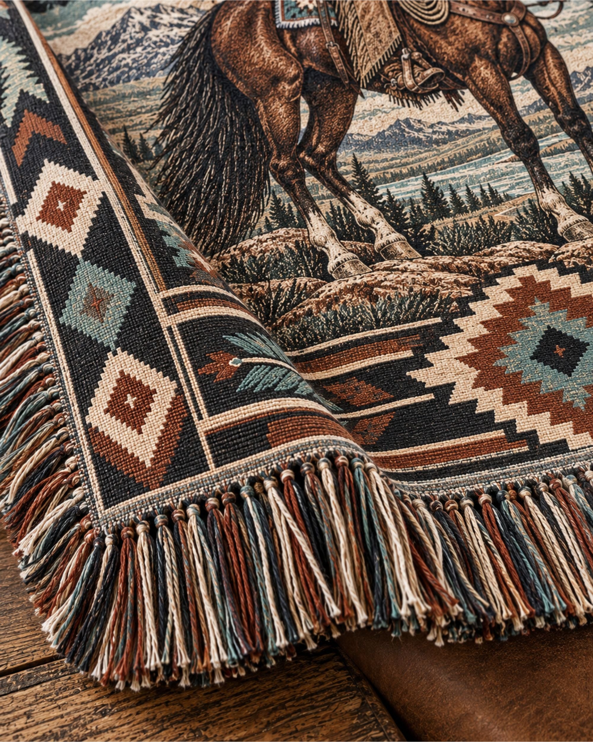 Real Cool Company Heritage Woven Cotton Blanket