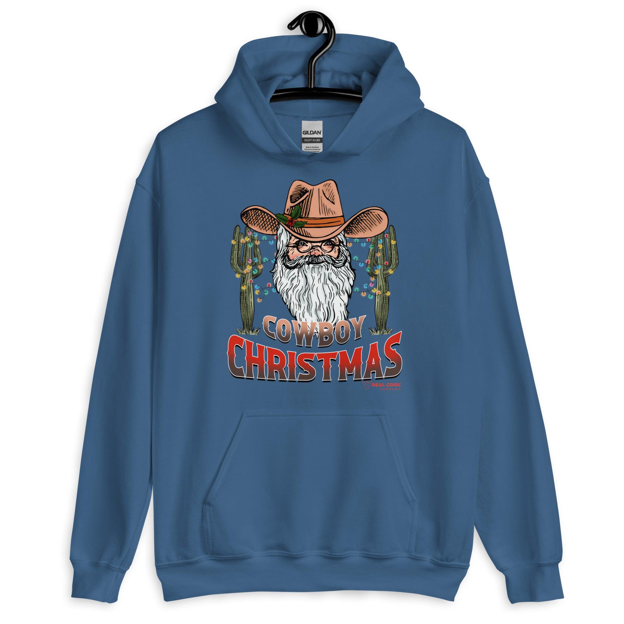 Cowboy Christmas Soft Style Hoodie - RealCoolCompany