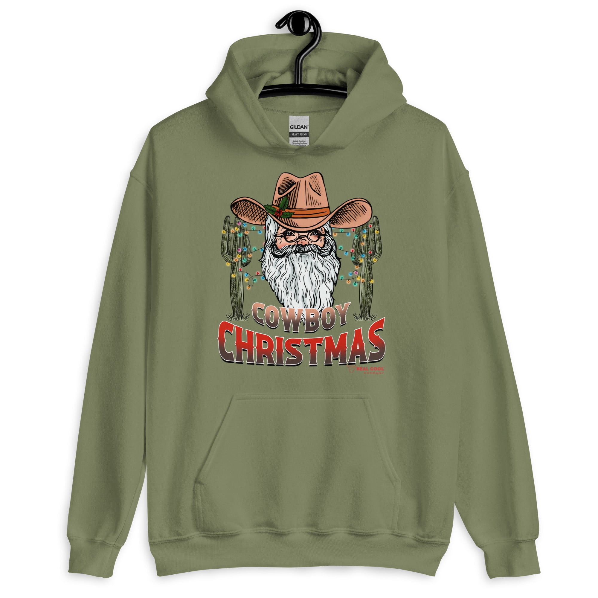 Cowboy Christmas Soft Style Hoodie - RealCoolCompany