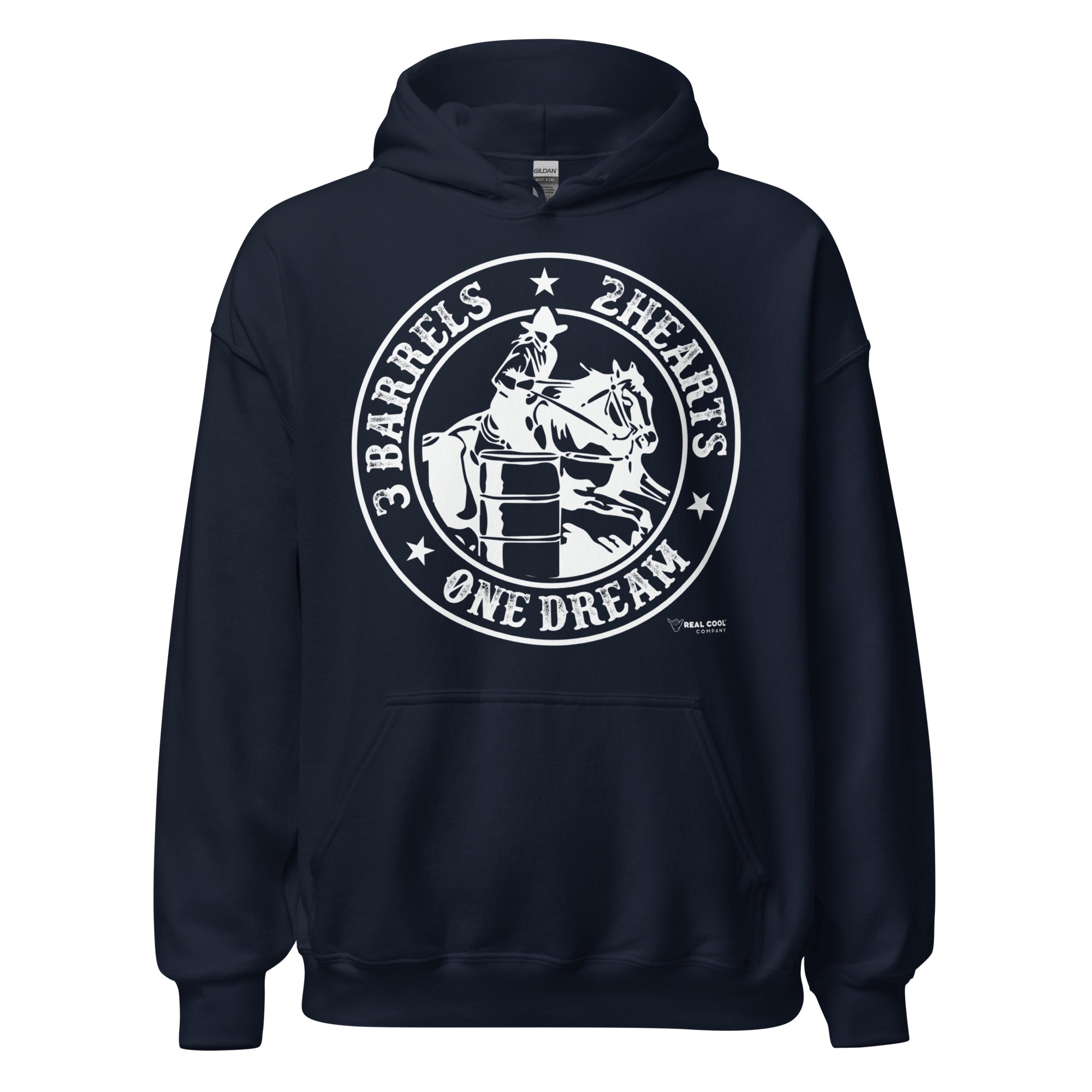 Three Barrels Two Hearts One Dream Hoodie - RealCoolCompany